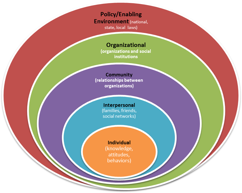 Socio-ecological model.