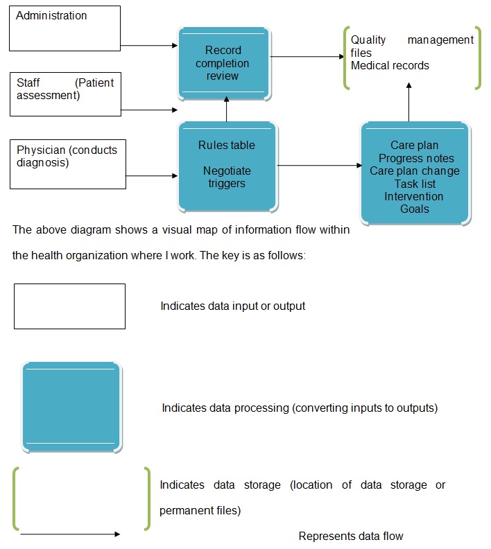 Visual Map of Information Flow Within the Health Organization ...